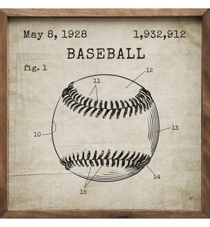 Baseball Patent Brown